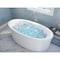 Anzzi Freestanding Whirlpool and Air Jetted Tub, 67.3 L, 33.8 W, White, Acrylic, Center FT-AZ101 - alternate 8